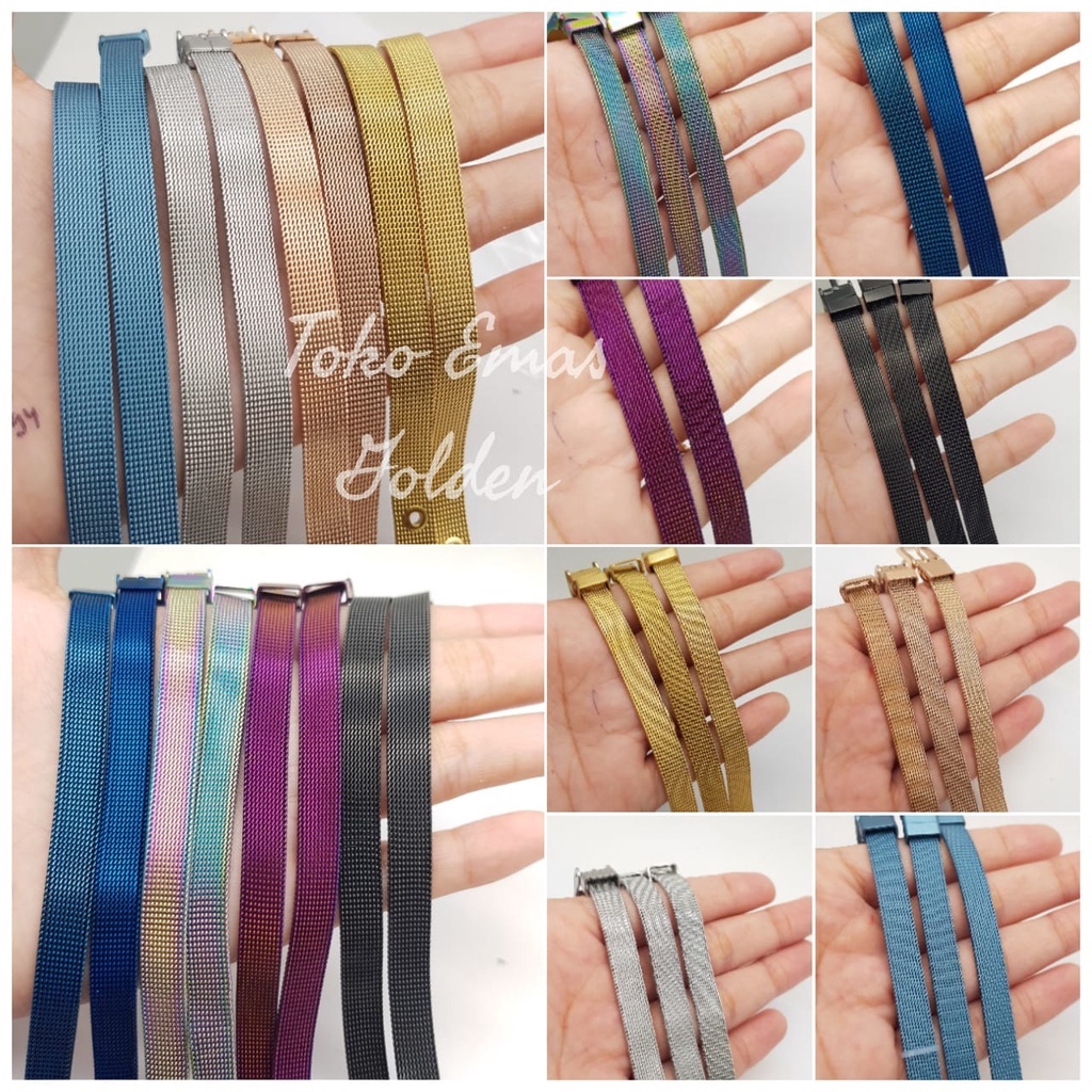 Gelang Belt Titanium (Tanpa Charm)