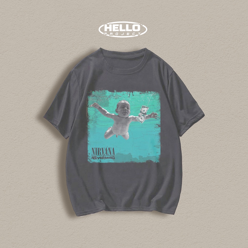 KAOS NIRVANA VINTAGE 90S STYLE OVERSIZE - NIRVANA BAND T SHIRT