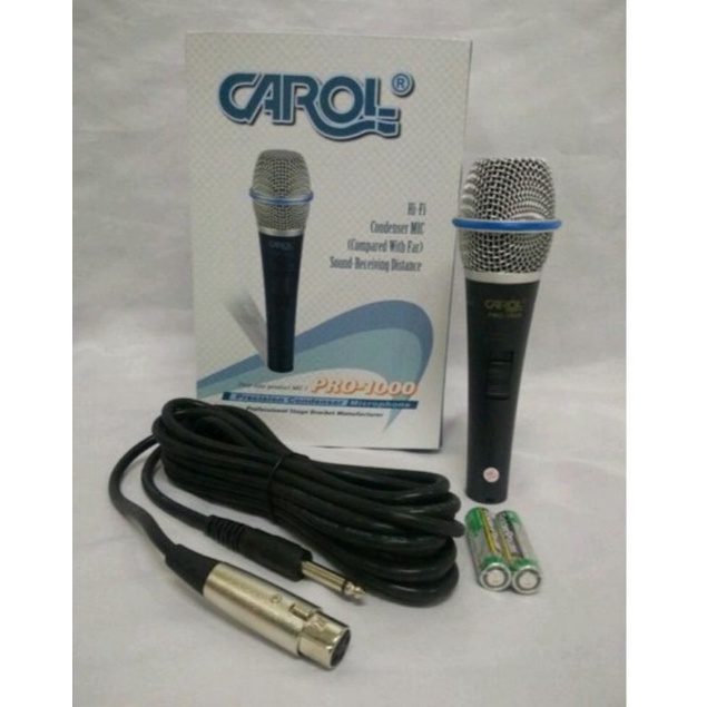 Mic Kabel Carol Condensor Pro-1000 Microphone Condensor