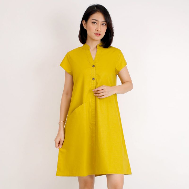 Dress Fashion BV SD-08/ Dress Polos/ Midi Dress/ Dress Katun