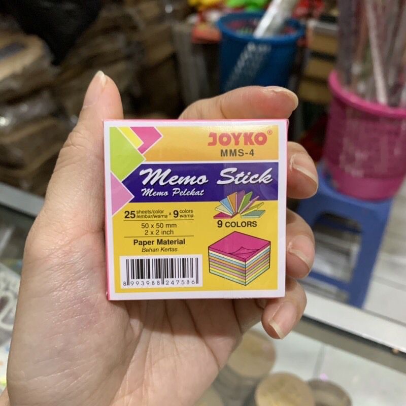 

Memo Stick / Sticky Note / Kertas Memo Tempel Joyko MMS-4