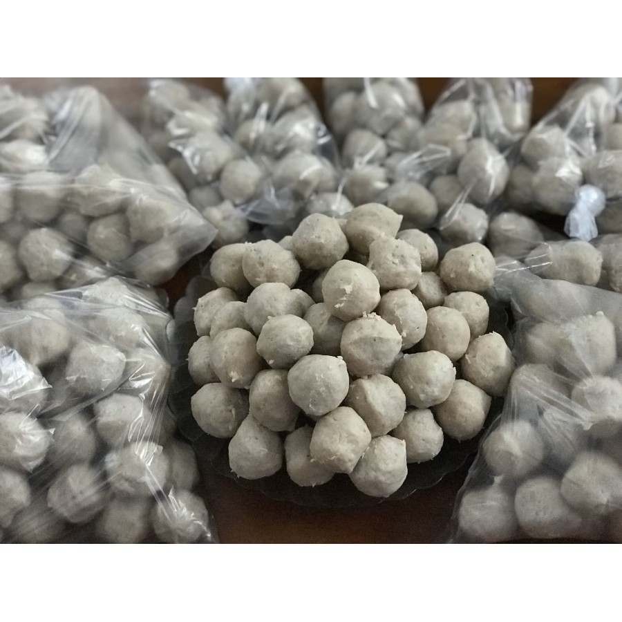 

Bakso sapi asli/Bakso Sapi Rakyat (Frozen) Premium Isi 40 - Berkualitas & 100% Halal
