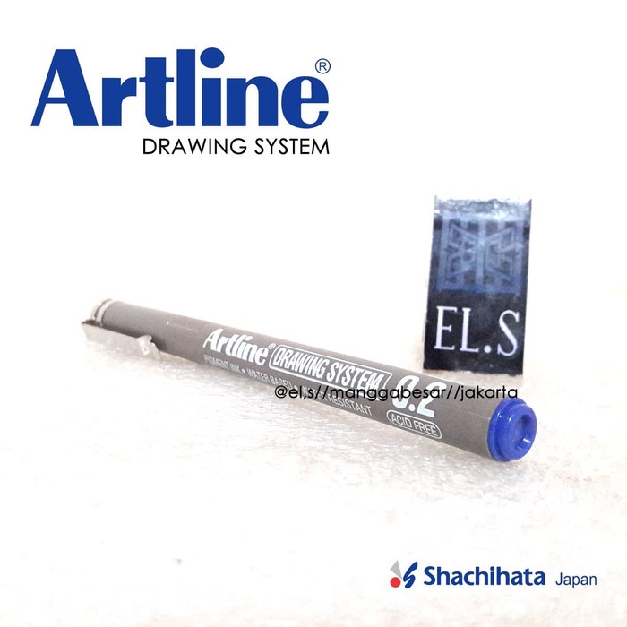 

Pendrawing- Artline Drawing System 02 Blue ( Drawing Pen ) -Drawing-Pen.