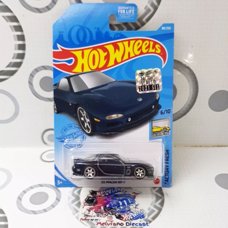 Jual Hot Wheels 95 Mazda RX 7 Super Treasure Hunt Factory Sealed THS