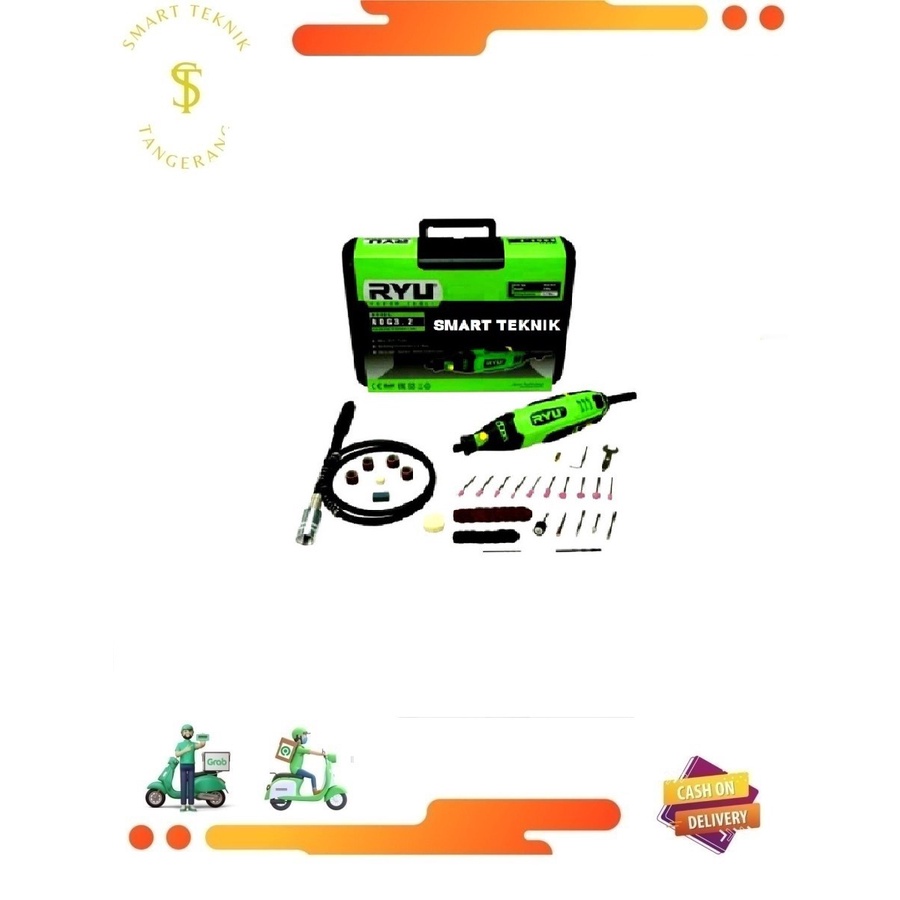 RYU Die Grinder RDG 3.2 Mini Grinder Ryu Koper Mesin Gerinda Tuner Bor Tuner BERGARANSI