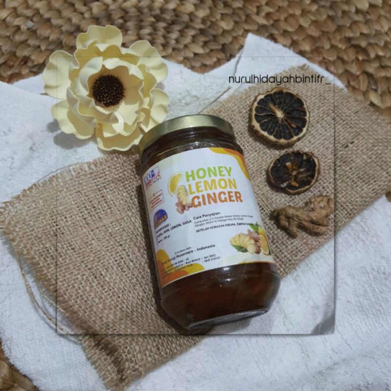 

HONEY LEMON GINGER NODIA 380 GRAM (ORIGINAL) | MADU LEMON JAHE | MADU DIET