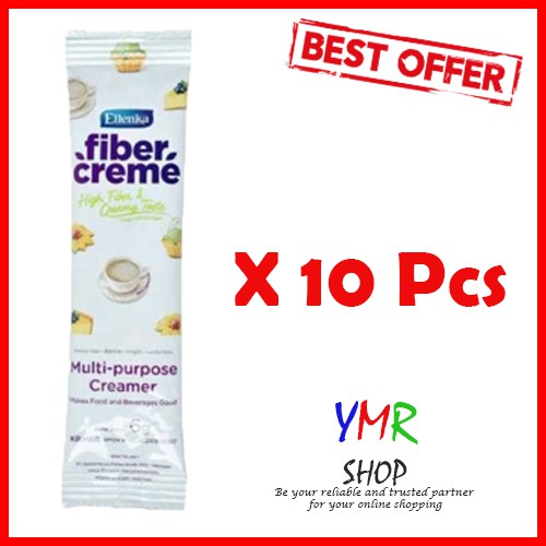 Fiber Creme Cream Ellenka 10 Sachet 6Gr Multi Purpose Pengganti Santan Krimer