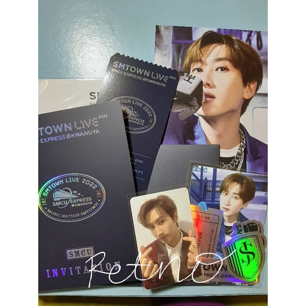 Photocard/PC AR Tiket SMCU Eunhyuk/Hyukjae Super Junior Set