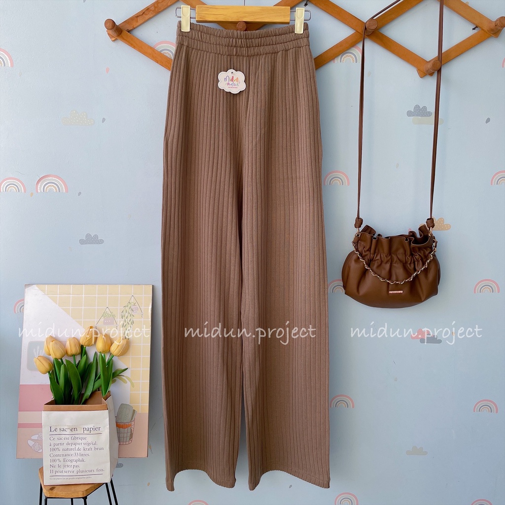 CELANA KULOT KNIT HIGHWAIST