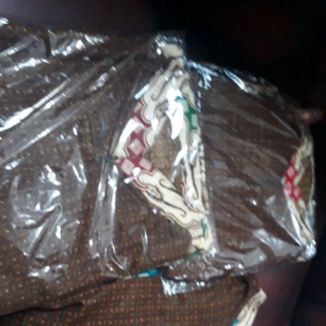 Gamis Batik Lengan Kerut Parang Warna Size Standar Dan Jumbo Bahan Katun Mataram Primisima