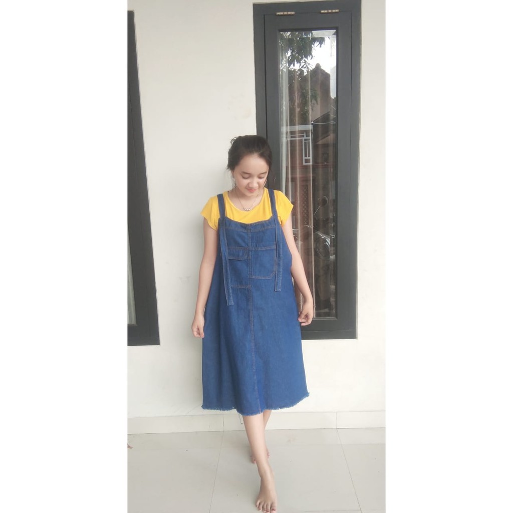 Baju kodok dewasa bahan soft jeans