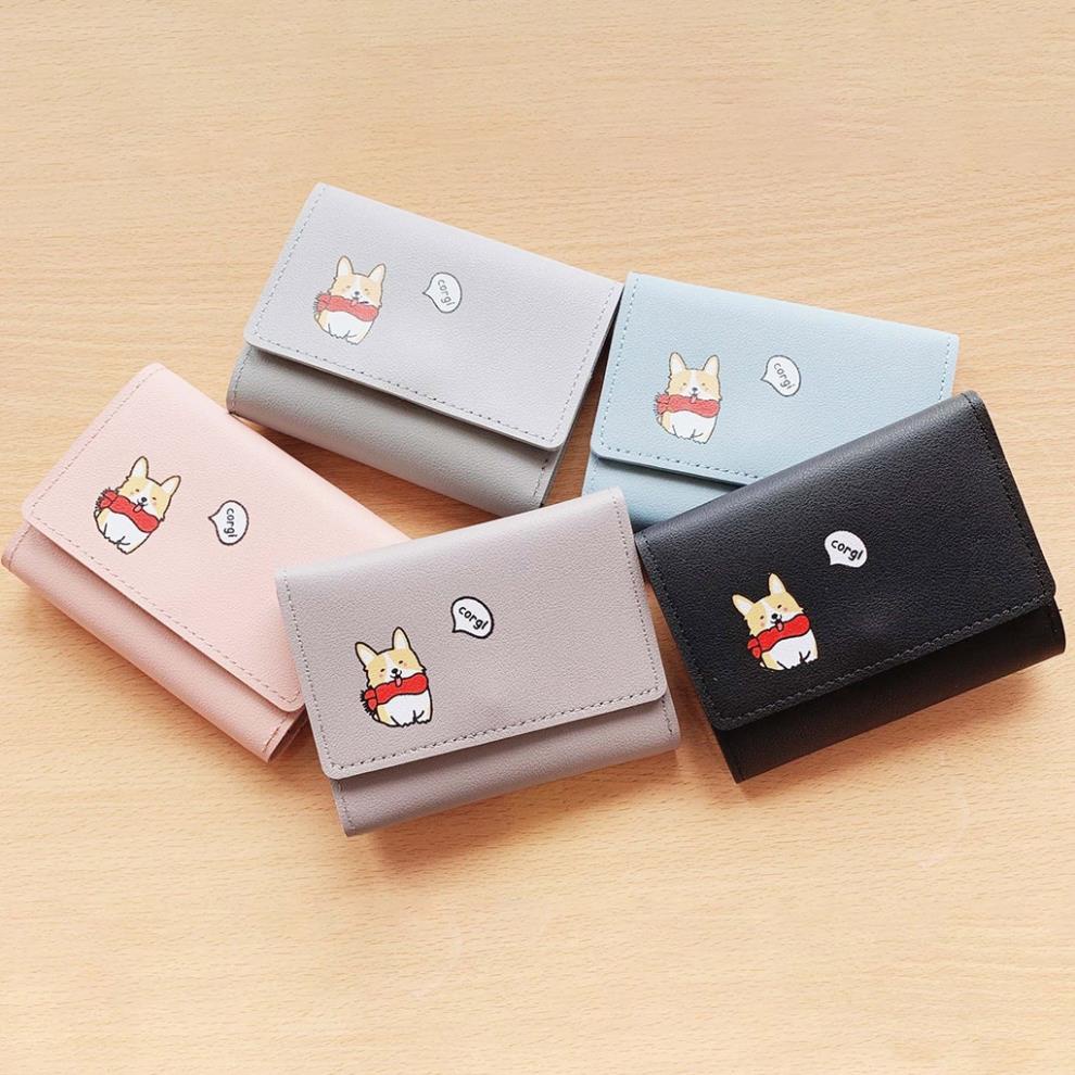 ♥TMALL88♥ Dompet Lipat Mini Wanita Motif Animal Cute Fashion Wanita Import Tmall88