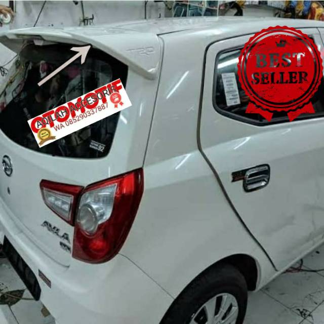 Spoiler TRD ayla agya bahan plastik