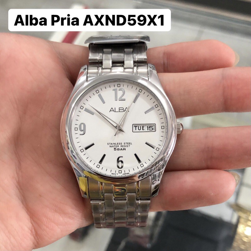 Jam Tangan Alba Pria AXND59 AXND59X1 Original