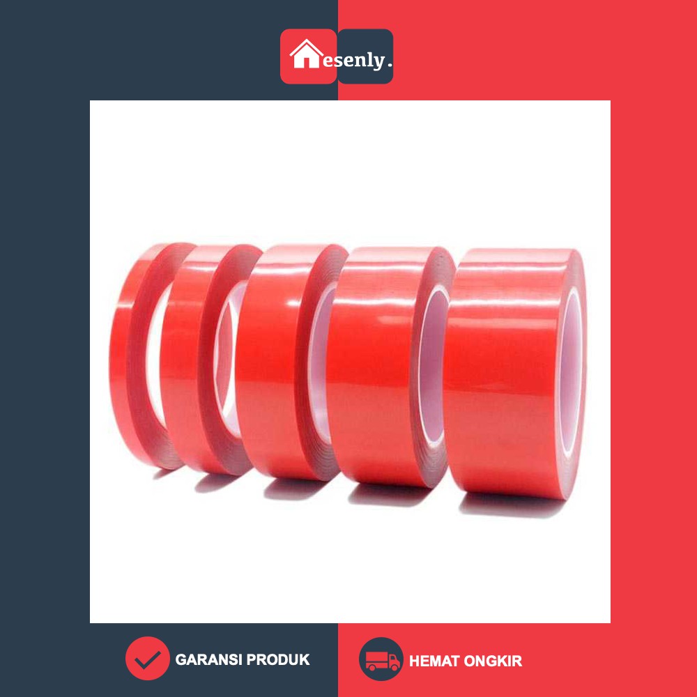 

Perekat Double Tape Acrylic Adhesive Transparent Sticker