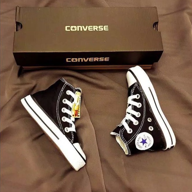 sepatu anak Convers boots sepatu sekolah SD TK SMP Converse all star sepatu anak laki laki perempuan sepatu sekolah anak TK sd sepatu Converse all star Chuck Taylor sepatu sekolah hitam sepatu anak cowok cewek sepatu anak laki laki sepatu anak perempuan