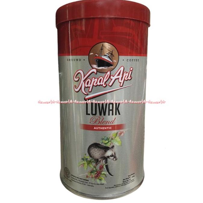 

Cuci Gudang Kopi Kapal Api Luwak Blend Kaleng Kopi Di Giling Bubuk Kaleng 250Gr Hemat