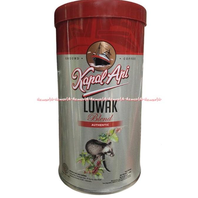 

Cuci Gudang Kopi Kapal Api Luwak Blend Kaleng Kopi Di Giling Bubuk Kaleng 250Gr Hemat