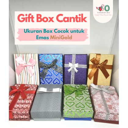 [SO] Gift Box Murah - Kotak Kado MiniGold Cantik - MiniGold