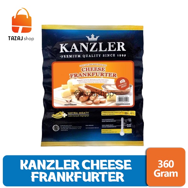 

Kanzler Sosis Cheese Frankfurter 360 Gram