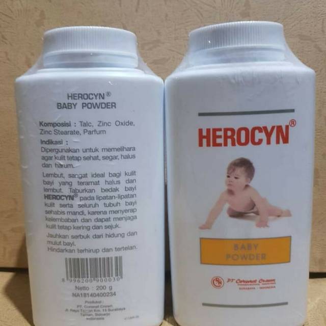 Herocyn baby bayi bedak powder 200 grm 200grm