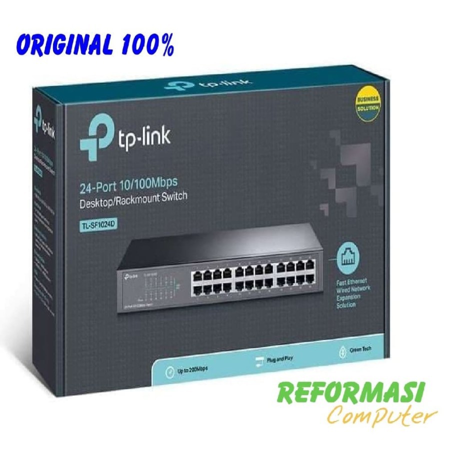 Switch 24 Port 10/100Mbps TP Link TL SF1024D