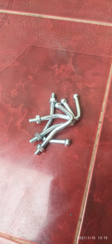 Gantungan Barang Putih Motor Baut 10