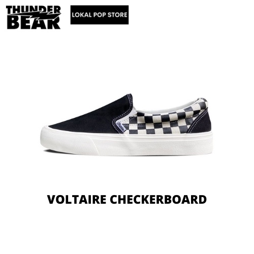 Sepatu Thunderbear Voltaire Checkerboard - Shoes Thunderbear Original - Sepatu Slipon