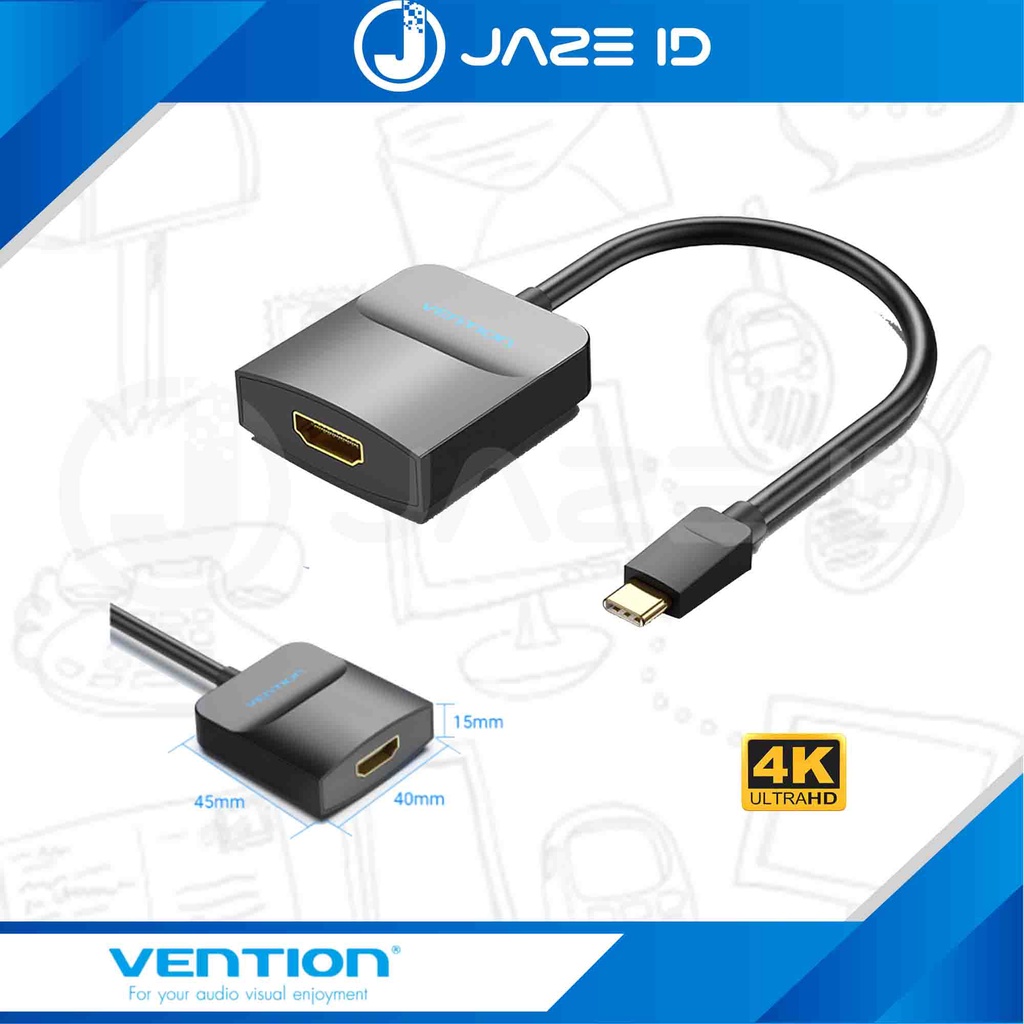 Vention Adapter Converter USB Type C to HDMI Thunderbolt 3 4K