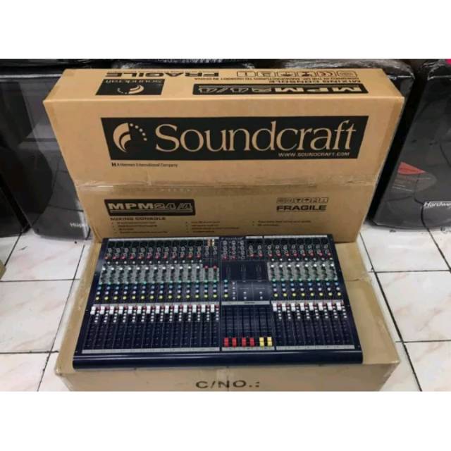MIXER SOUNDCRAFT MPM24 / MPM 24 24 CHANNEL GRADE A