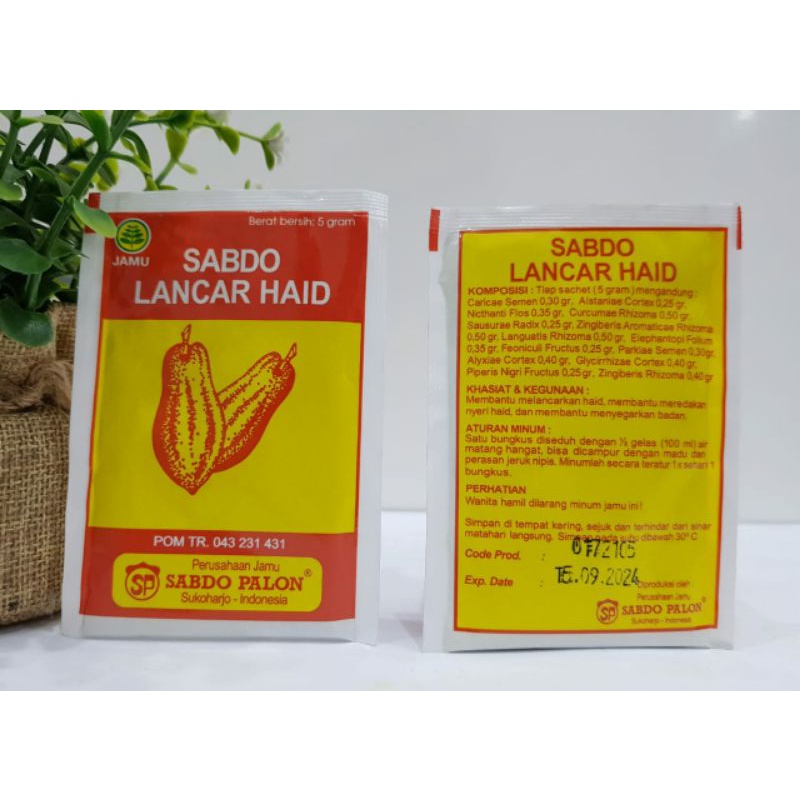 

Jamu Serbuk Sabdo Lancar Haid (Kates) - Sabdo Palon ( isi 10 sachet)