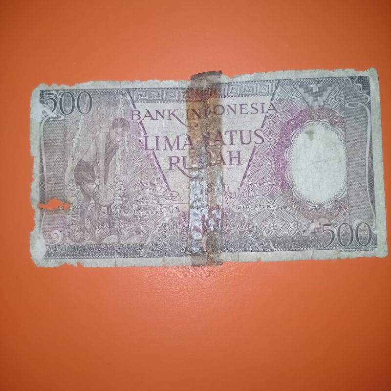 Uang Kuno 500 rupiah seri pekerja