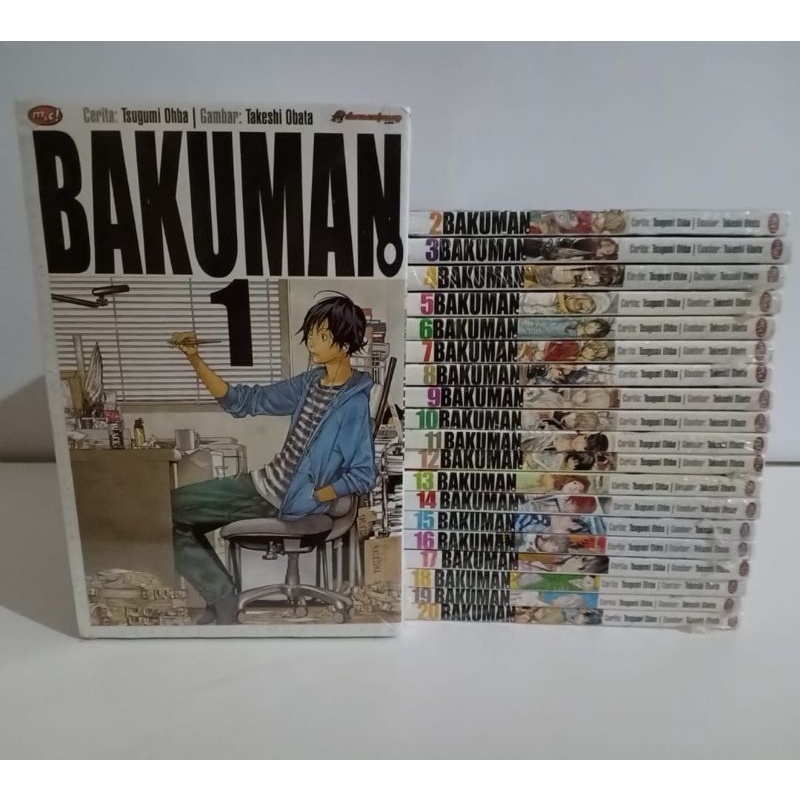 Komik Bakuman ready vol 1-20 bisa cabutan SEGEL