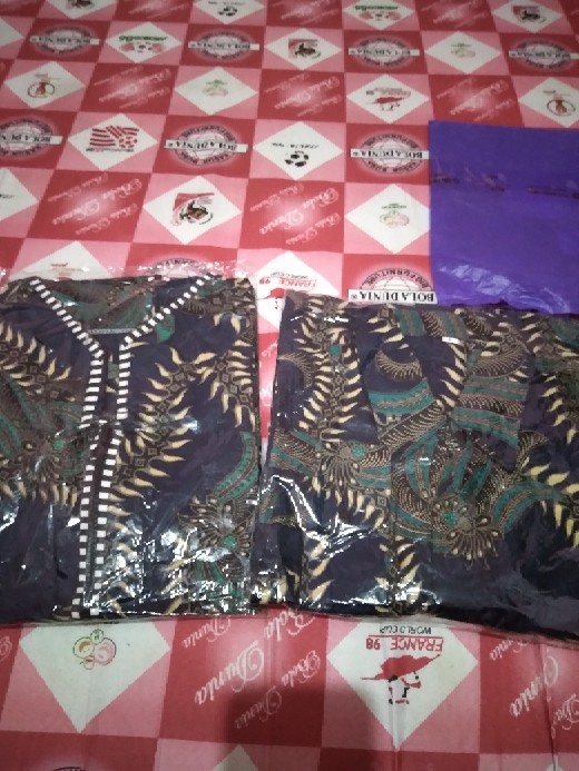 Maura Couple - Sania Ruffle Batik Couple | Batik Couple Modern | Baju Batik Couple