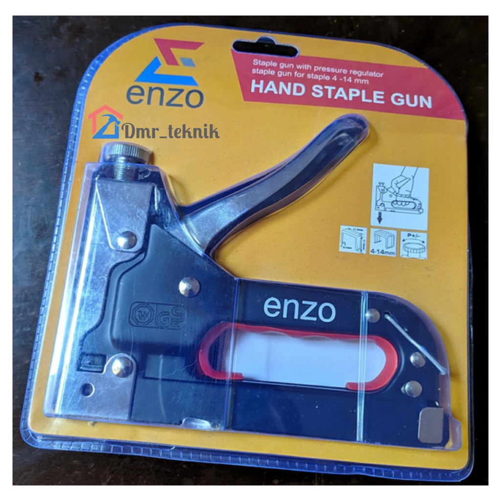 

Staples Gun ENZO Tacker 3 in 1 - Staple Jok Tembak Hekter 3 Way