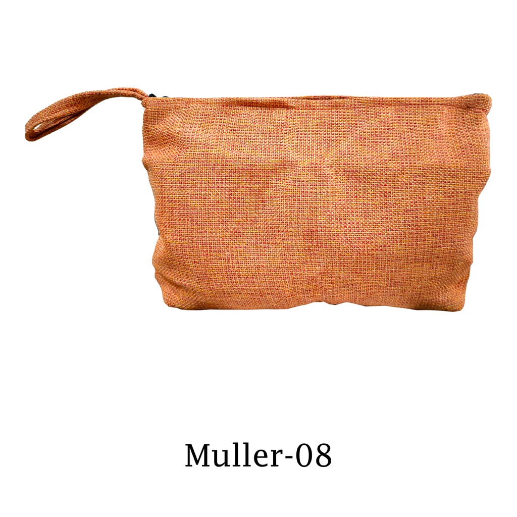 Pouch Jumbo Clutch Bahan Tebal 31x21x4cm Motif MULLER-08