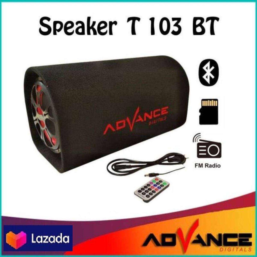 ADVANCE T-103BT Speaker Bluetooth Portable 8 inch FISIK BESAR SUARA MANTAP JIWA