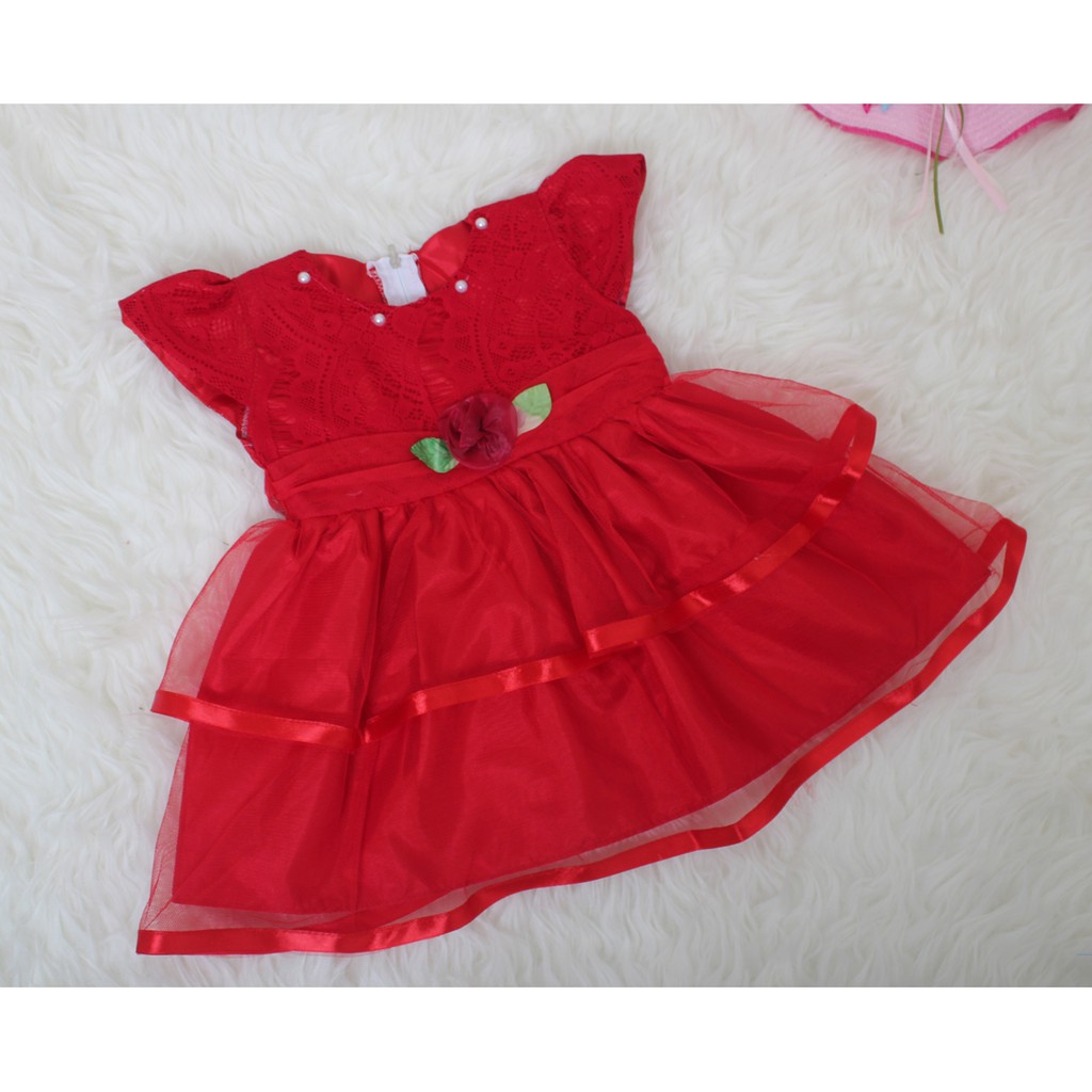 Dress Kids Dahlia/Baju Terusan Dress Anak Bayi 1th/Pakaian Anak Bayi Perempuan/Gaun Pesta Anak Kecil