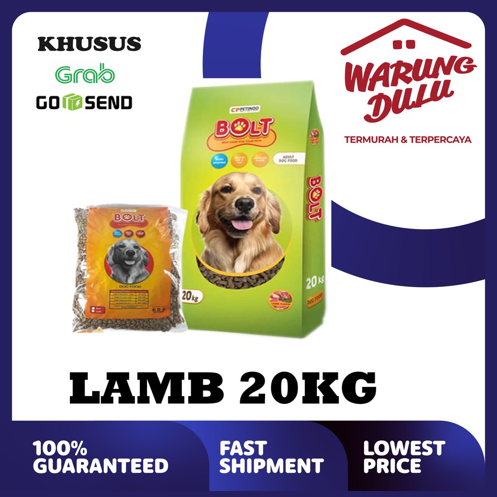 BOLT DOG LAMB 20KG