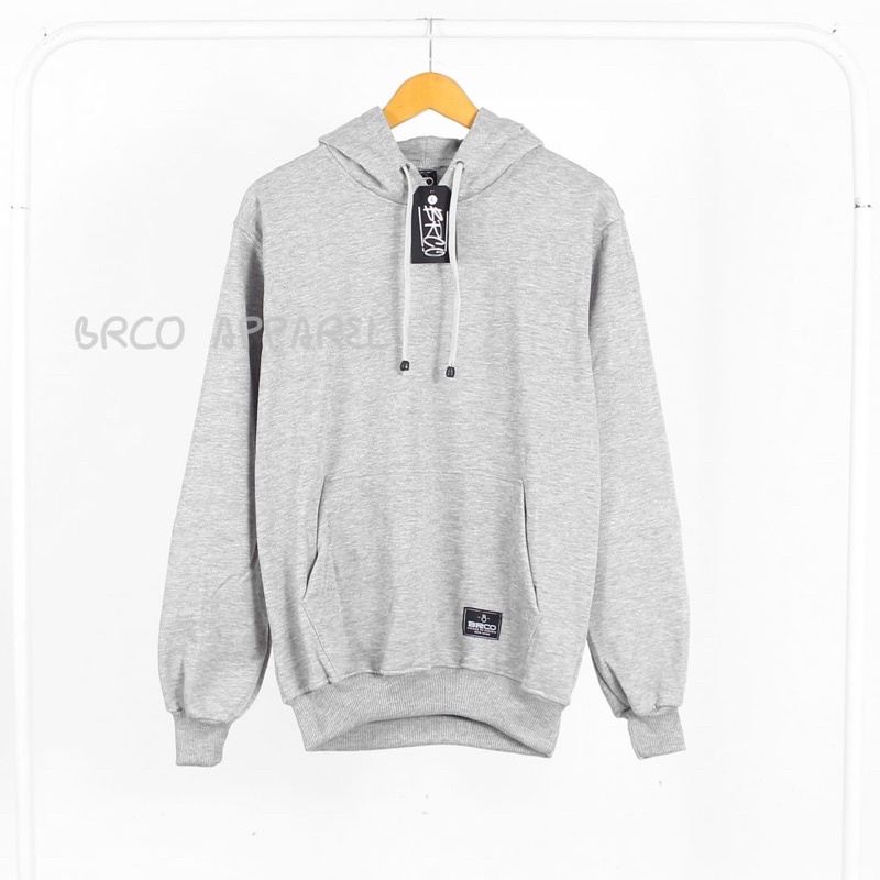 Sweater Hoodie Polos Hoodie Sweater Unisex Pria Wanita Orginal (BAYAR DI TEMPAT)-ABU MUDA