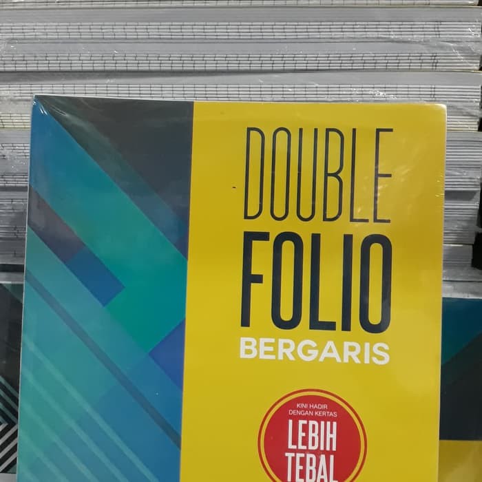

Unik Kertas Double Folio Bergaris 1 Pak isi 200 Lembar Merk SIDU Diskon