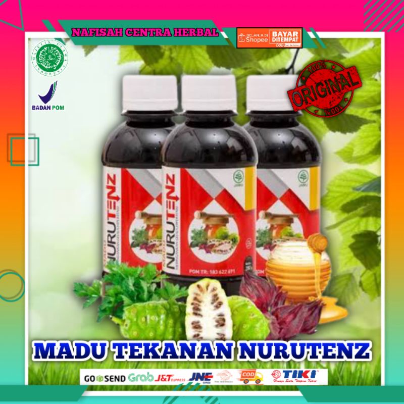 

Nurutenz | madu herbal alami menurunkan tekanan darah tinggi & kolesterol