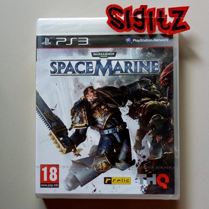 bd PS3 kaset game WARHAMMER 4000 SPACE MARINE BARU SEGEL