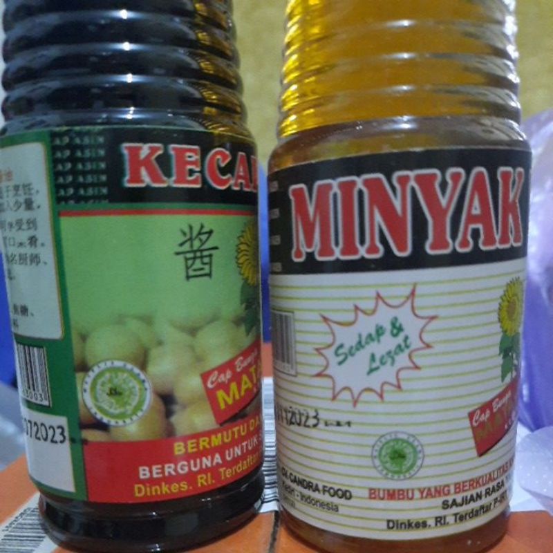 minyak bawang minyak wijen kecap ikan kecap asin saus inggris saus tiram saus raja rasa garlic oil kecap ikan bunga matahari HALAL
