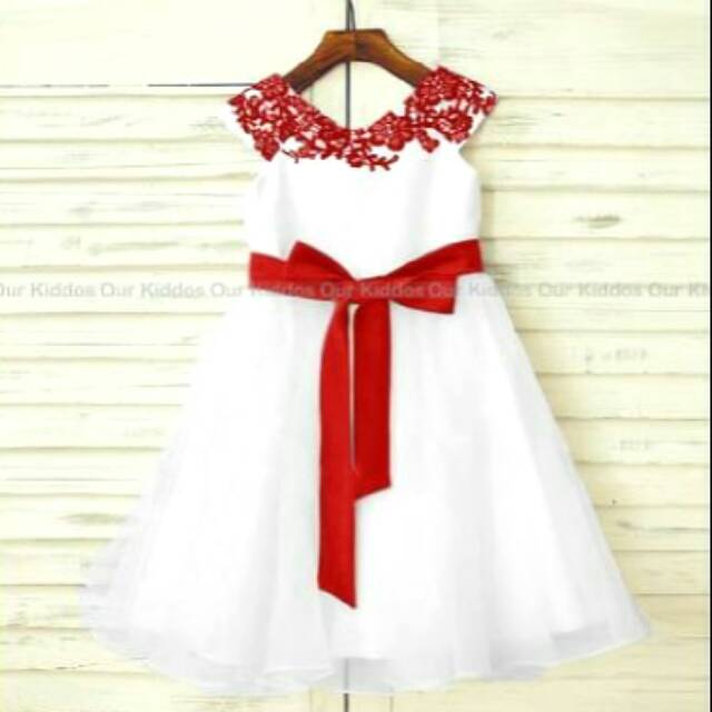 DRESS MERAH PUTIH