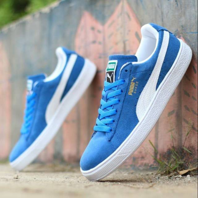Puma Suede Blue White / bnwb