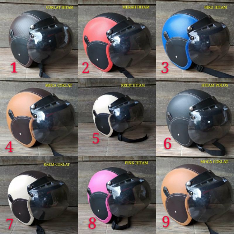 HELM BOGO ANAK POLOS