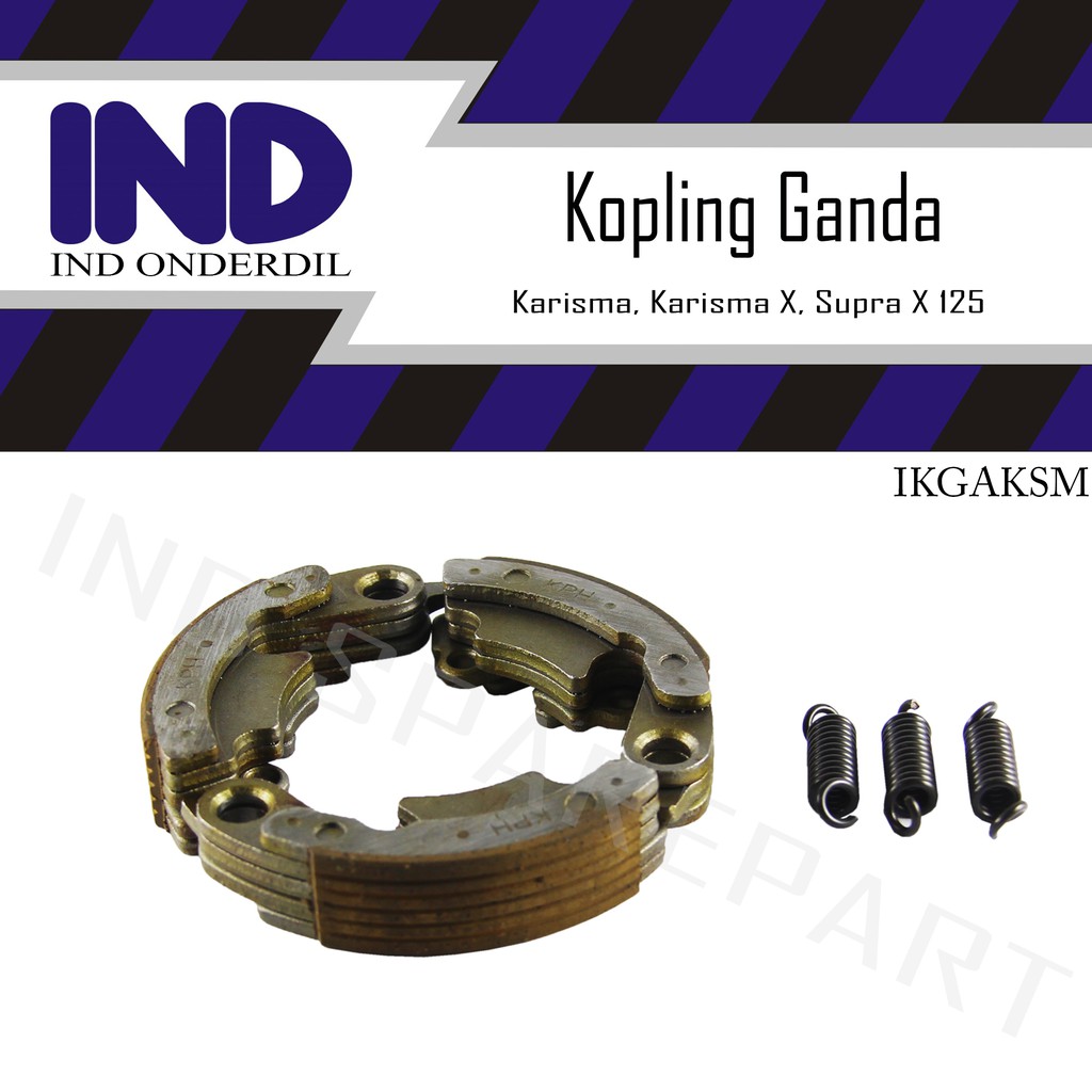 Kampas Kopling Ganda Otomatis Supra X 125/Karisma | Shopee