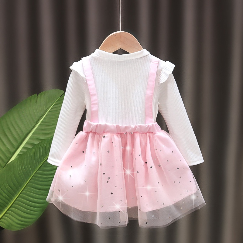 HappyOliver DRESS IMPORT VANESSA RIBBON PJG EBV Baju Dress Anak Perempuan Import/Dress Bayi Perempuan/Gaun Bayi Perempuan/Dress Pesta/Dress Bayi