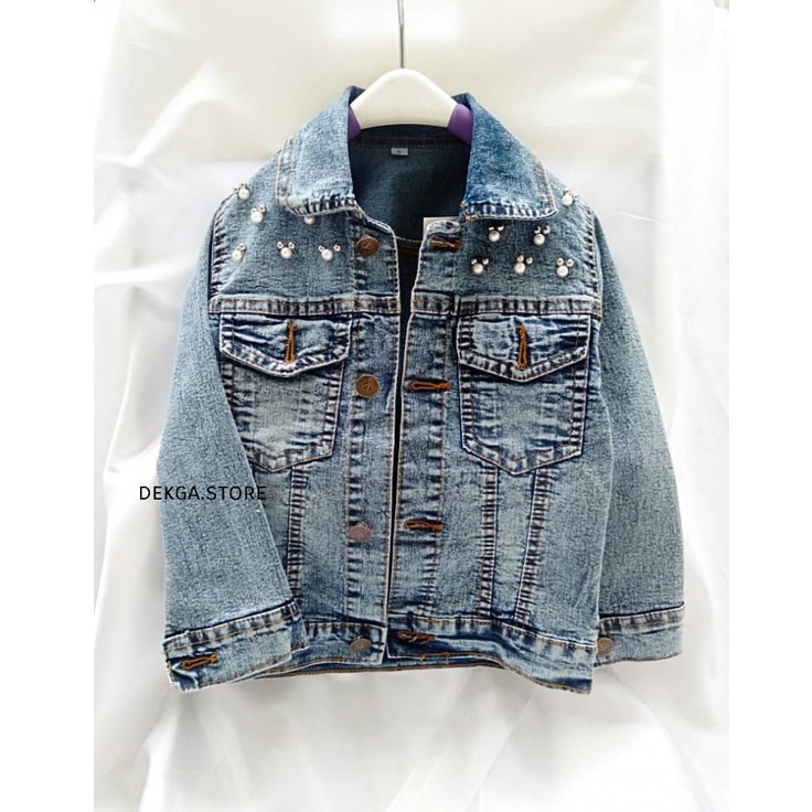 JAKET ANAK JEANS SNOW MUTIARA